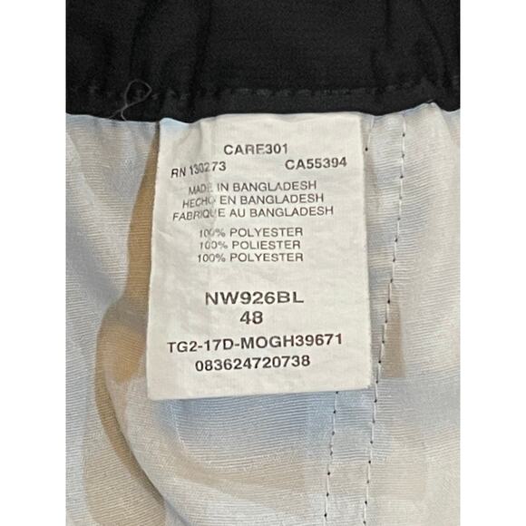 Wrangler Outdoor Polyester Hiking Shorts Black Elastic Waist Men's Size 48 - Picture 7 of 7